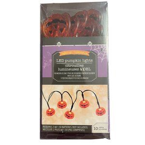 LED Pumpkin Light Set Indoor Decoration Fall Decor Halloween Jack O Lantern Fun